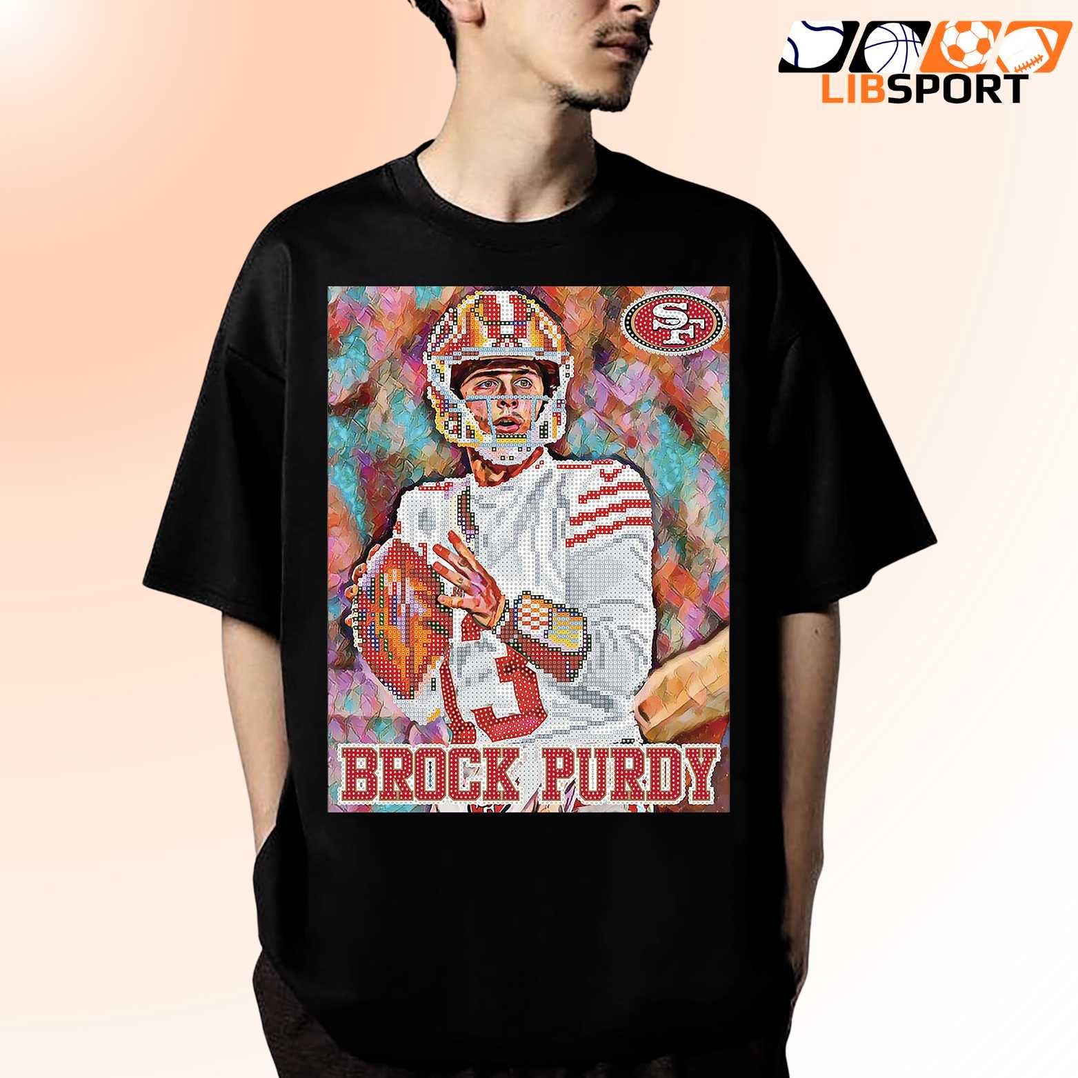 Brock Purdy San Francisco 49ers Diamond Painting Shirt, Unisex Nfl T-Shirt